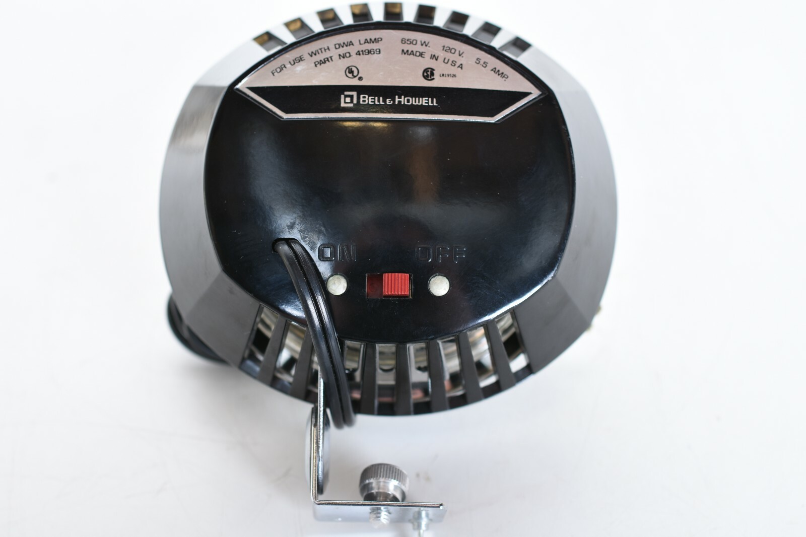 Vintage Bell & Howell Camera Light Attachment / Part #41969 DWA Lamp Box