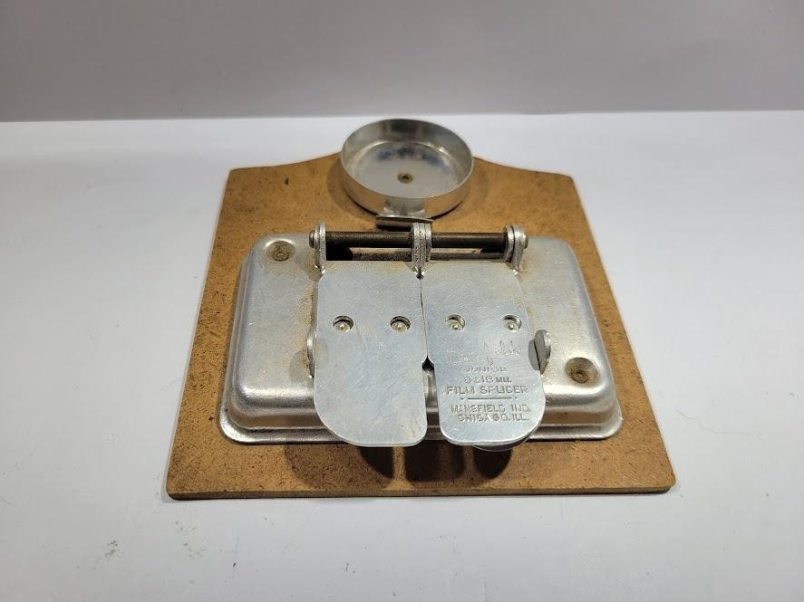 Vintage Mansfield Junior 8 & 16mm Film Splicer Movie Editor Tool Silver