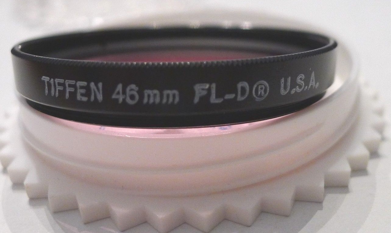 Tiffen FL-D FLD 46mm Filter +Protective Case, Box & Manual -Made in Japan