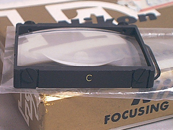 NIKON F FOCUSING SCREEN C – CLEAN IN ORIGINAL BOX