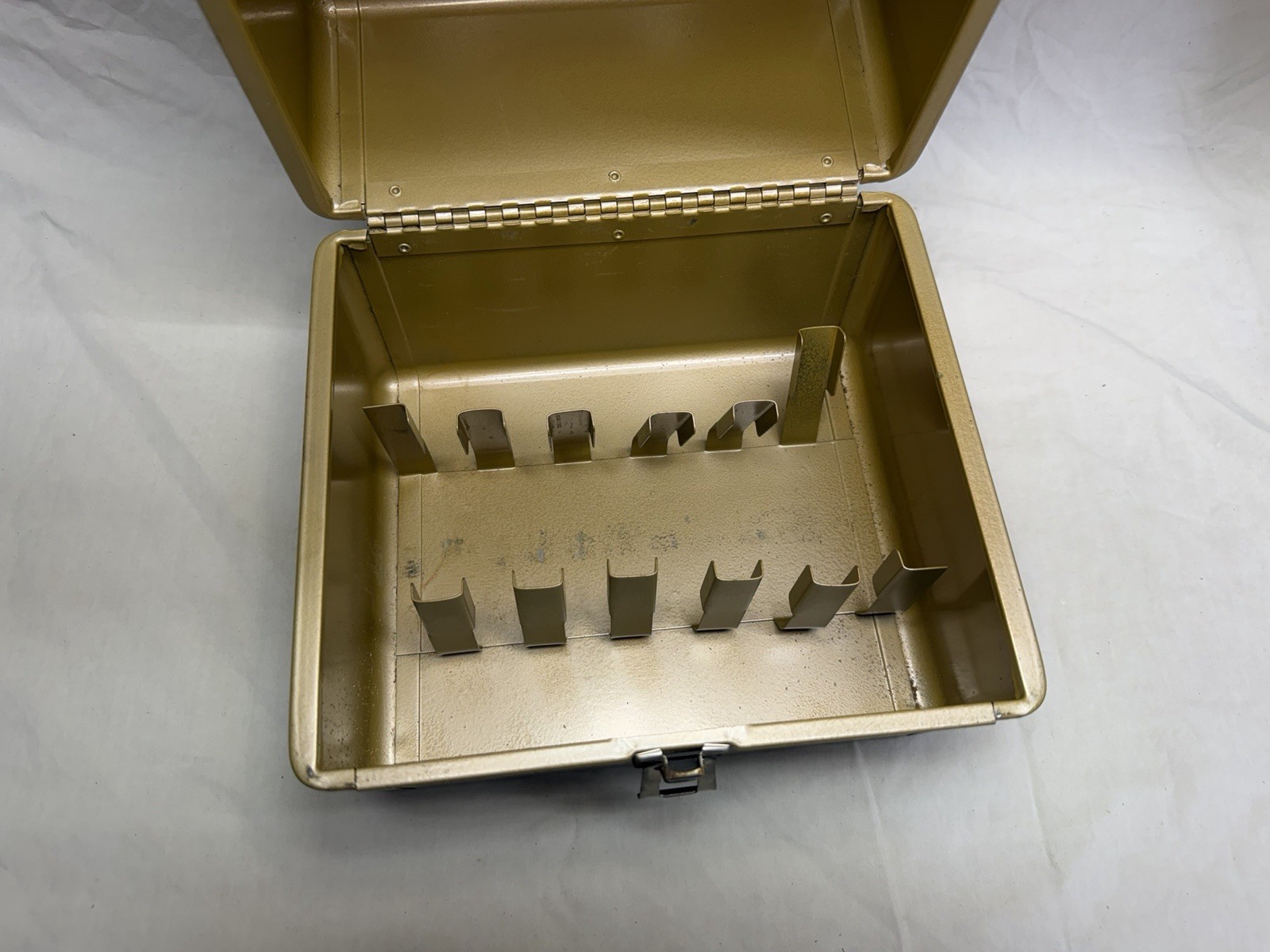 Vintage Kenco Film Reel Storage Box With 10 Empty Film Reels