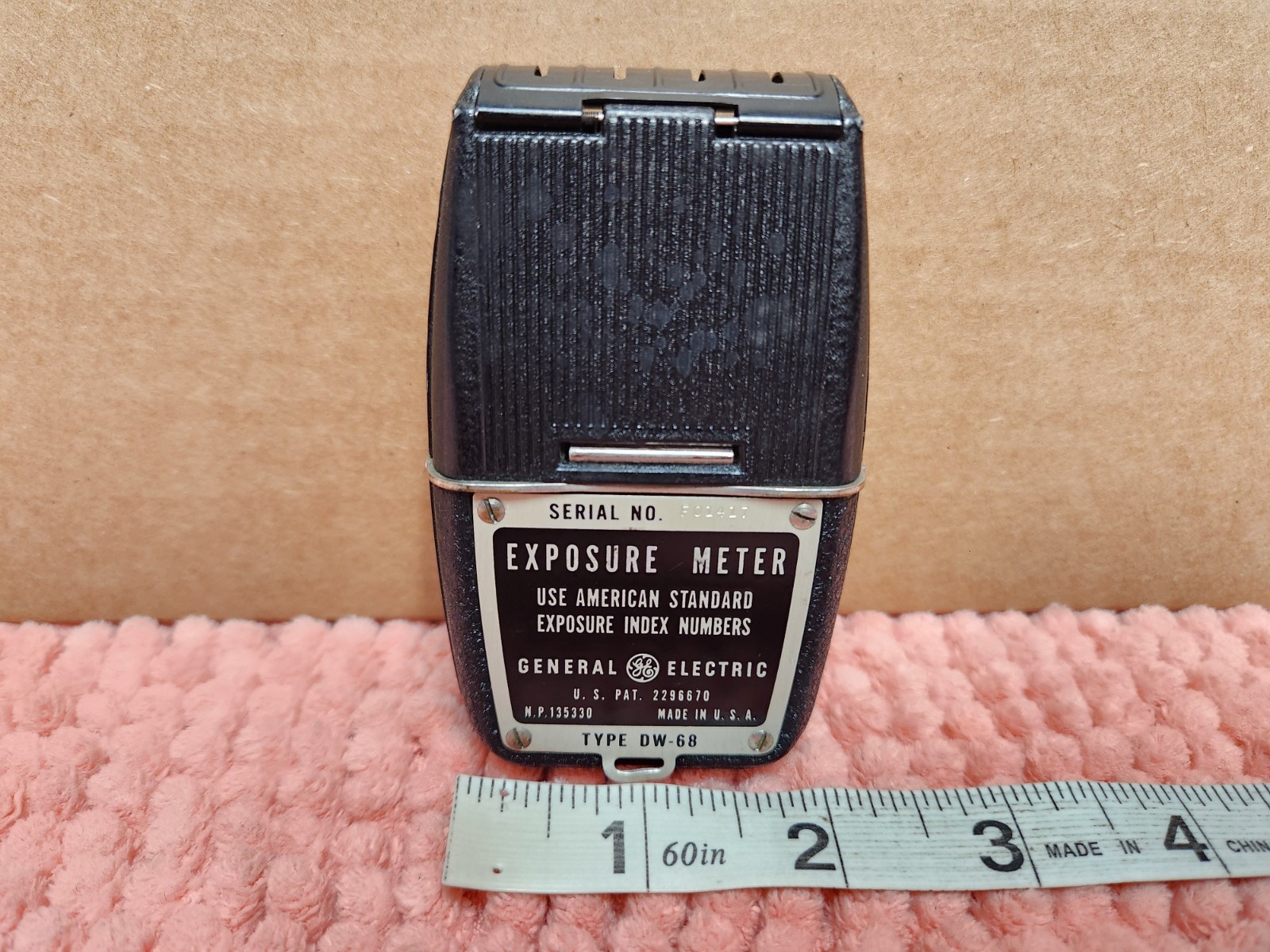 VTG General Electric Exposure Meter Light Type DW-68 GE Exposure Light Meter