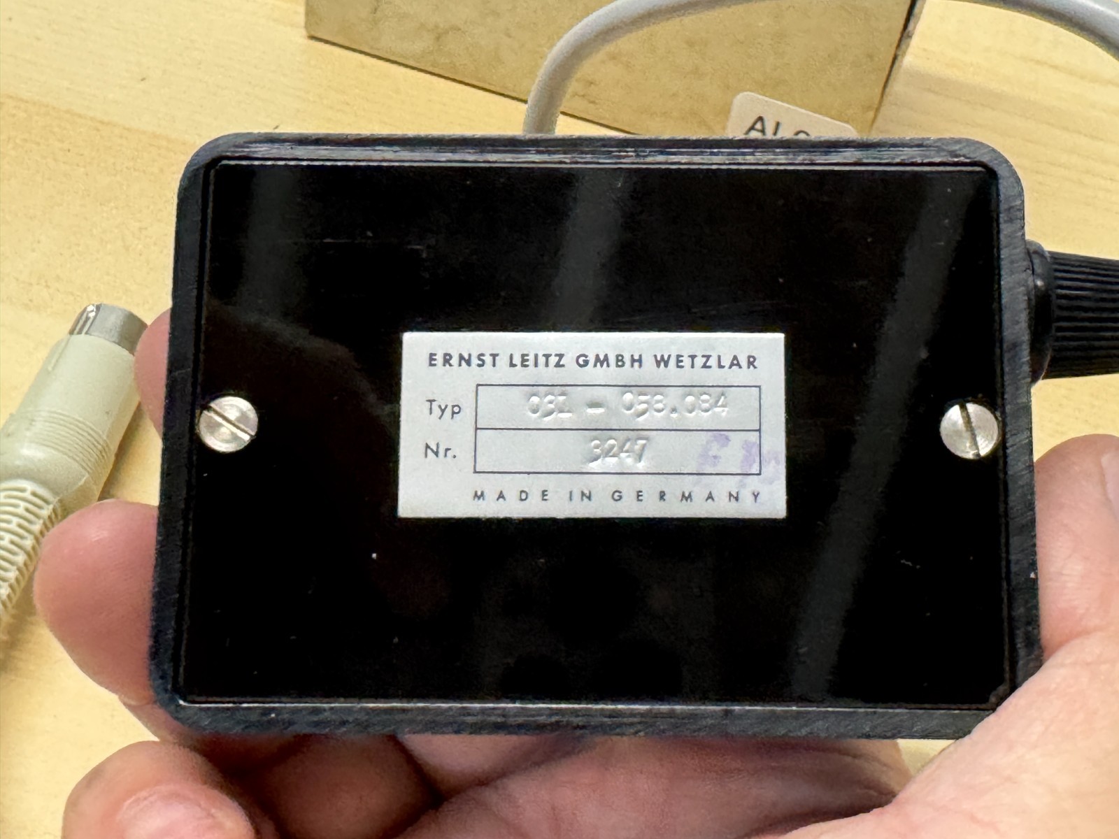 Mint Leitz GMBH Wetzlar 31-58.084 Leica Pradovit Tape Recorder Sync Box (AL02)