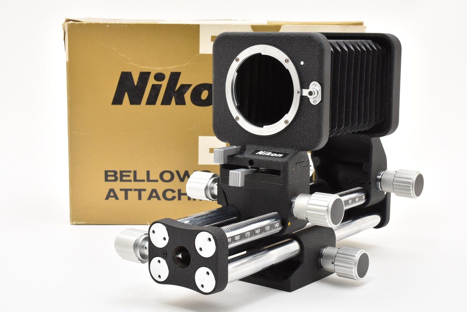 [Top MINT+++ with/ Box] Nikon Bellows PB-4 Manual Focus Slide Adapter From JAPAN