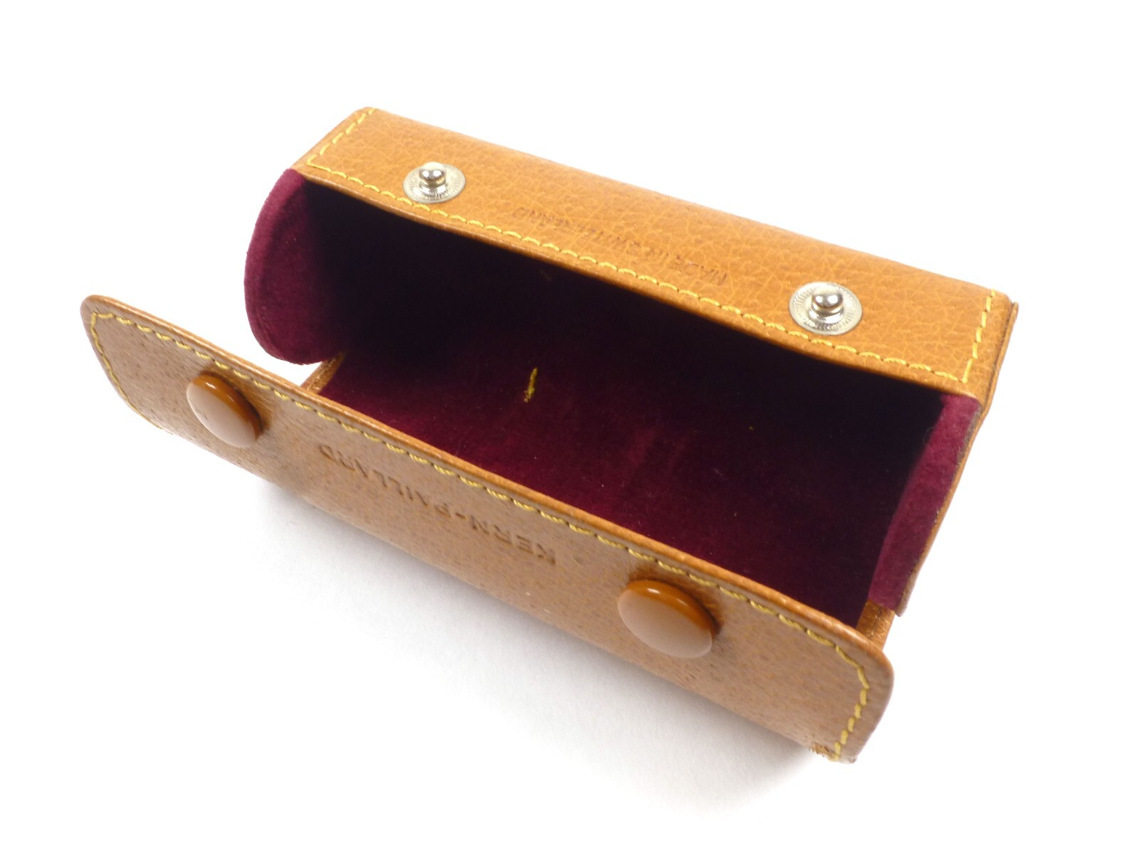 Kern Paillard Bolex Leather Lens Case 4.75″ x 1.75″ x 1.75″