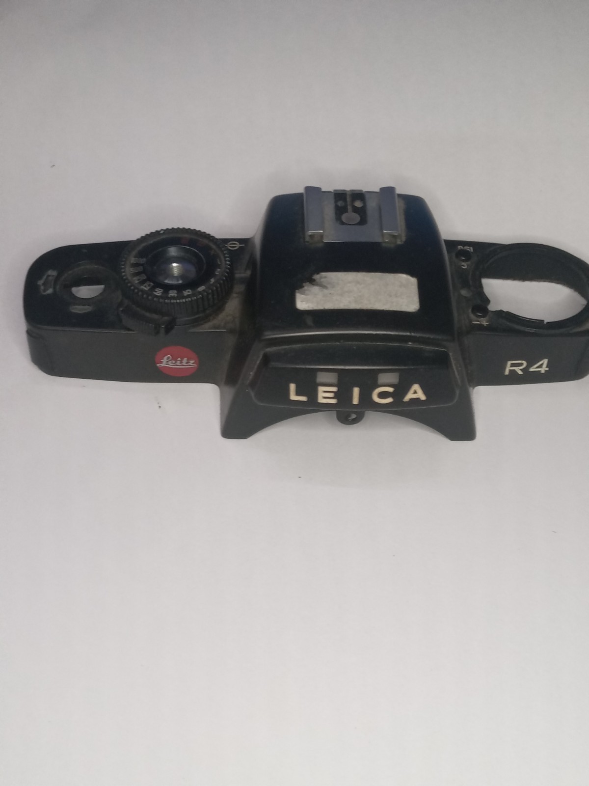 Leica R 4 Film SLR Camera Black Top Plate, Original Spare Part