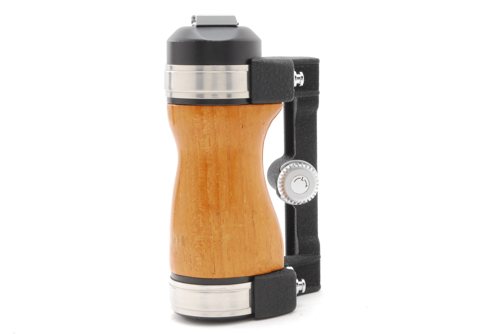 ⏯️ [Top MINT] Asahi Pentax Wood Hot Shoe Hand Grip for 6×7 67 67II From JAPAN K0