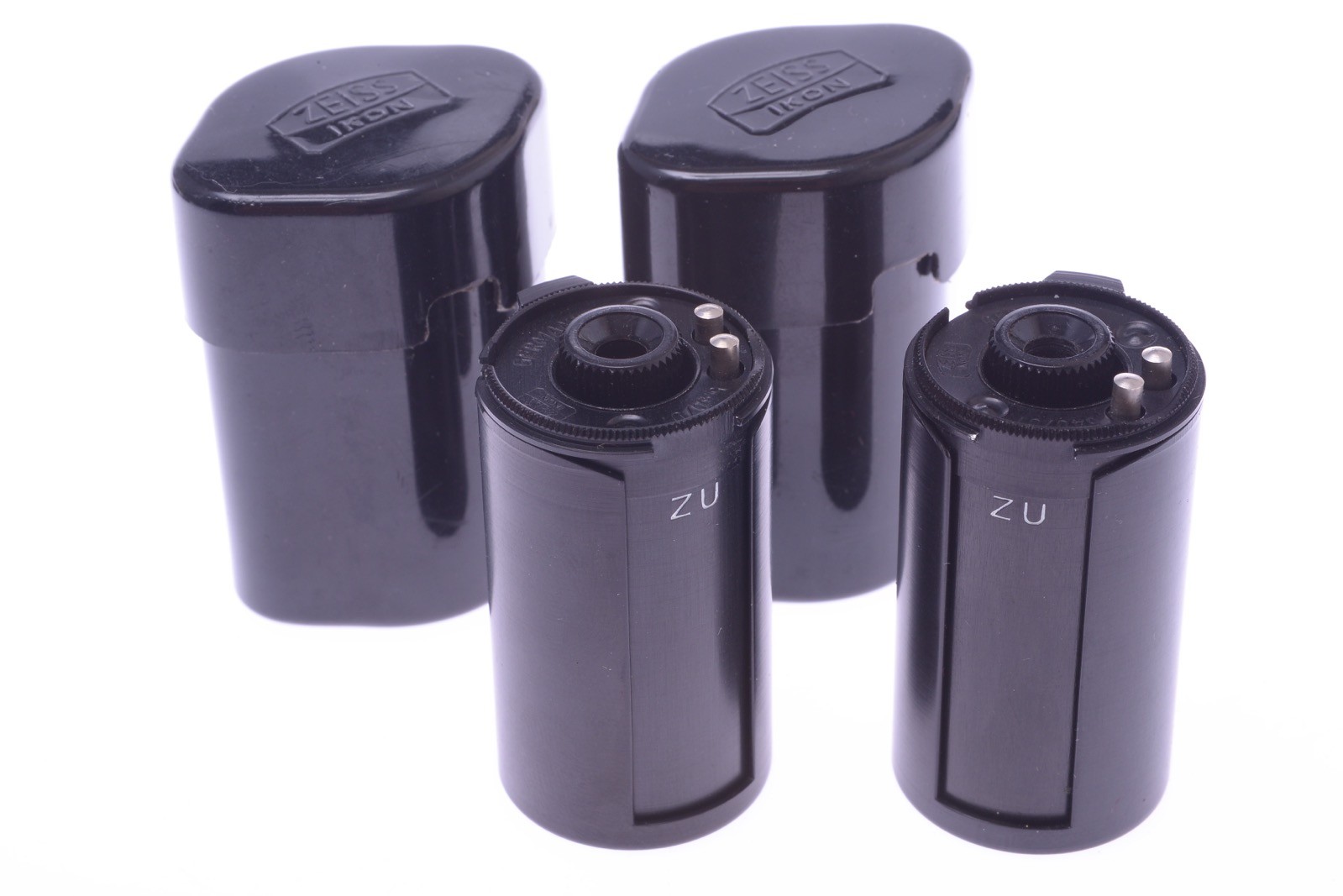 ✅ 2 ZEISS CONTAX 35MM BULK FILM MAGAZINE CANISTERS 540/1 *MINT* RF CAMERA