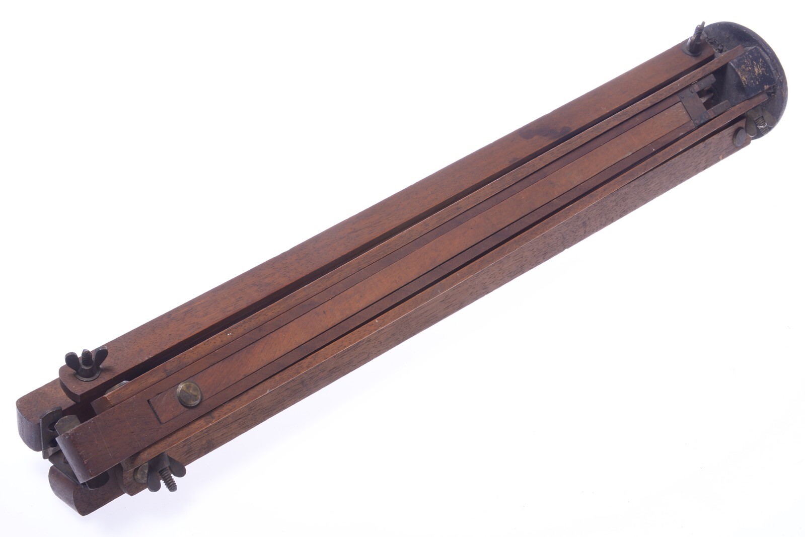 ✅ ANTIQUE WOOD TRIPOD 125CM, 49.21″ GLASS PLATE 9x12cm LARGE FORMAT FIELD CAMERA