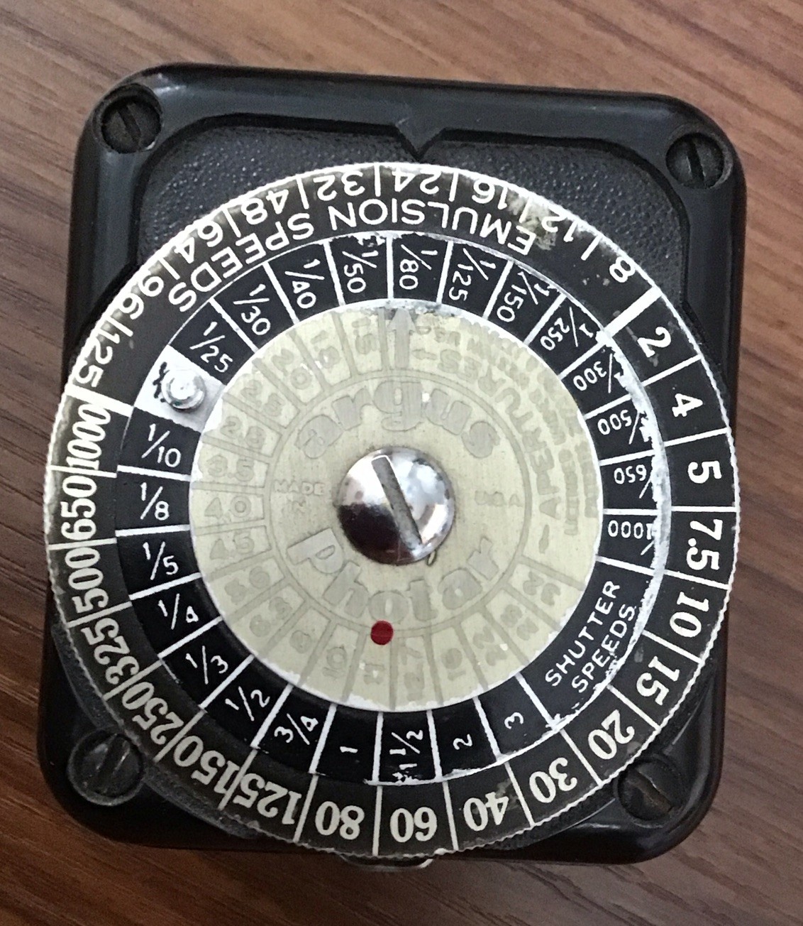 Vintage Light Meter, Argus Photron, RARE