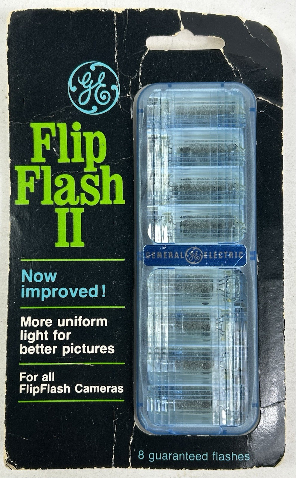 Vintage GE Flip Flash II 8 Flashes NOS