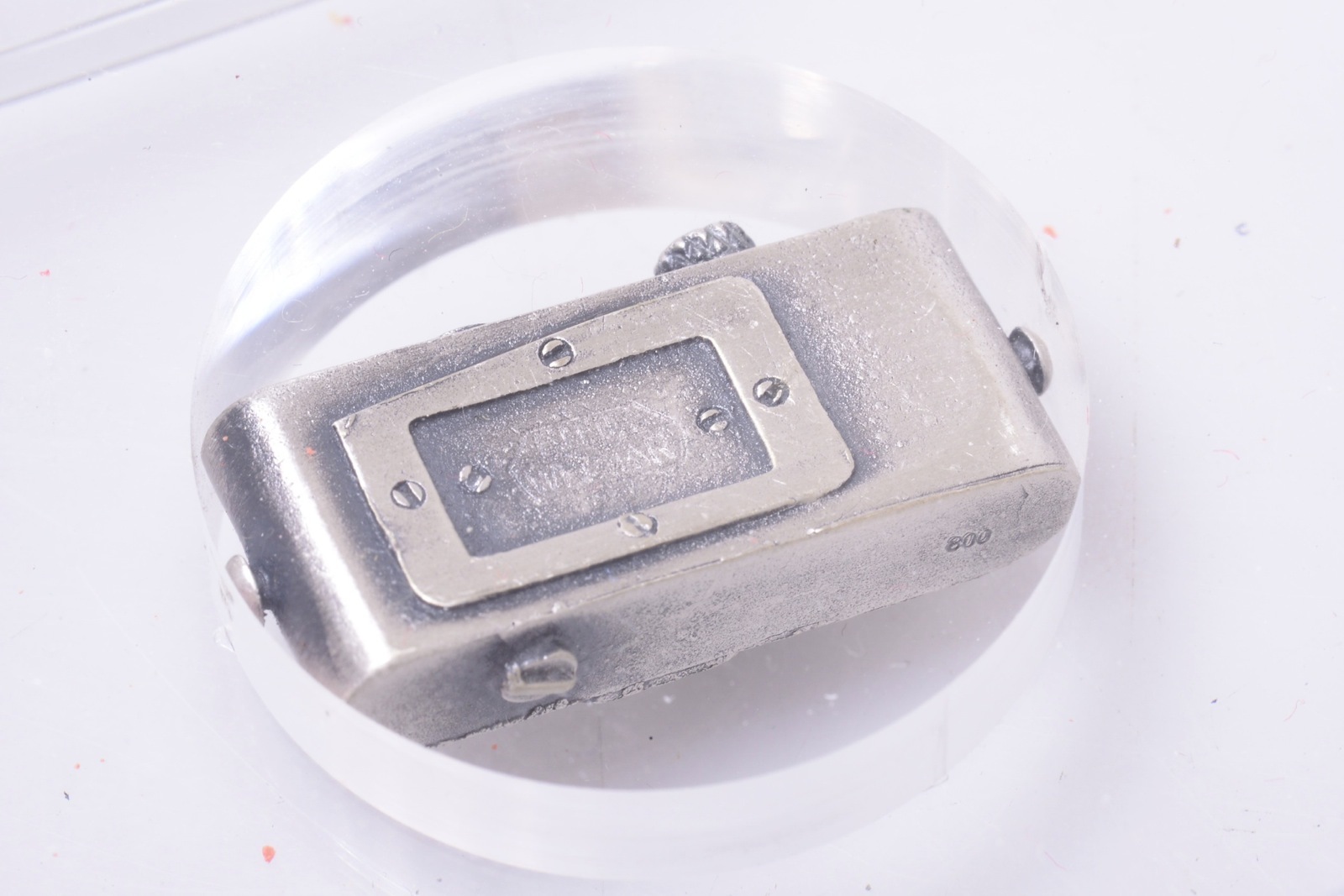 ✅ LEICA MAGAZINE UR-LEICA REAL 800 SILVER CHARM ‘DEGUSSA’ *ORIGINAL*