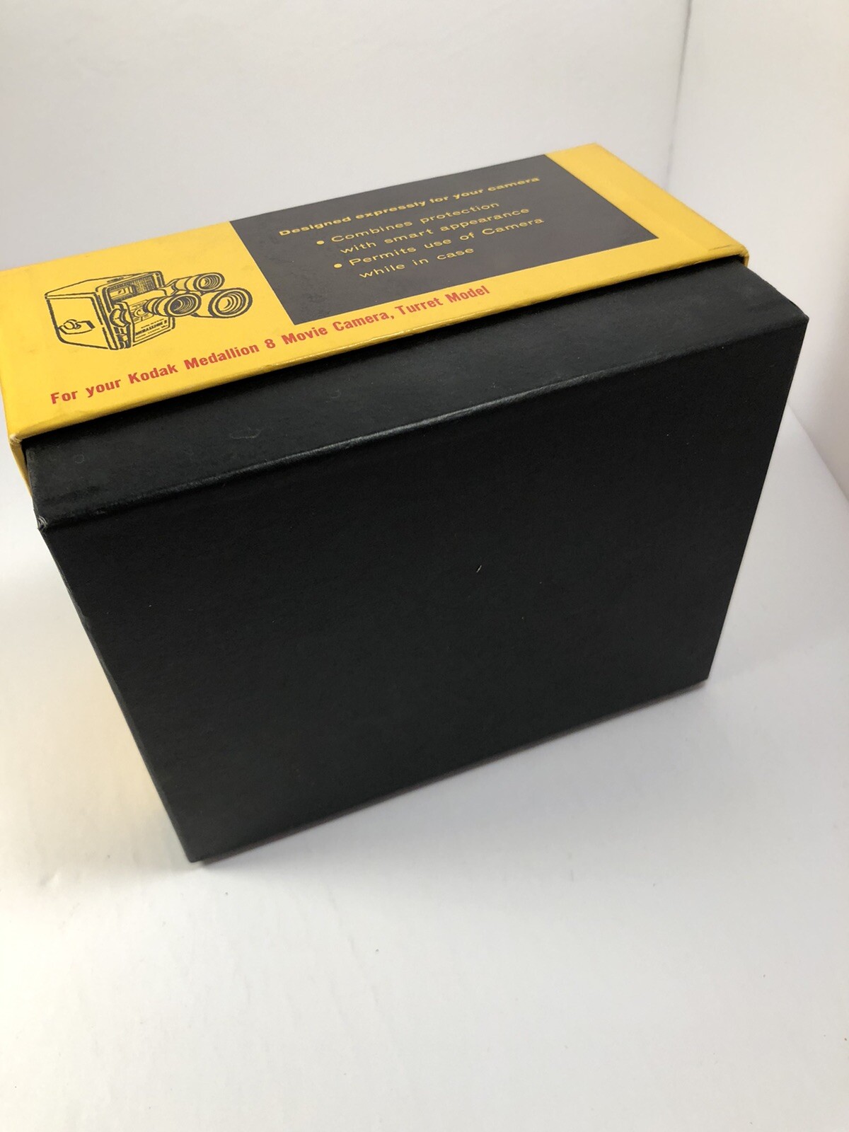 Rare Kodak Medallion Field Camera Case New In Box Leather Vintage Turret Model