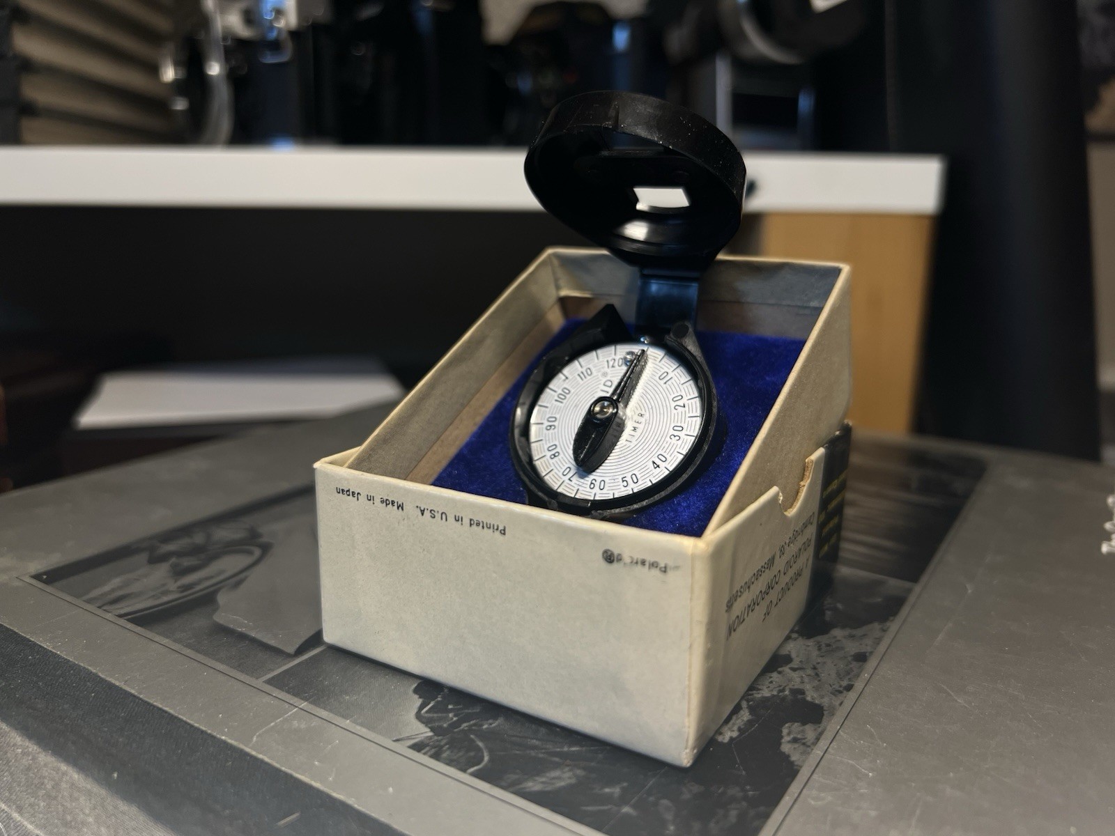 Polaroid Model 128 Development Timer with Case