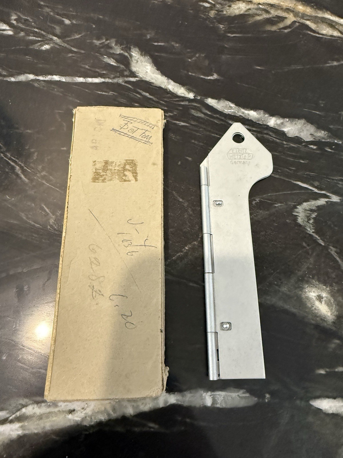 Original Leica Metal Nickel ABLON Leitz Film Leader Trimming Template