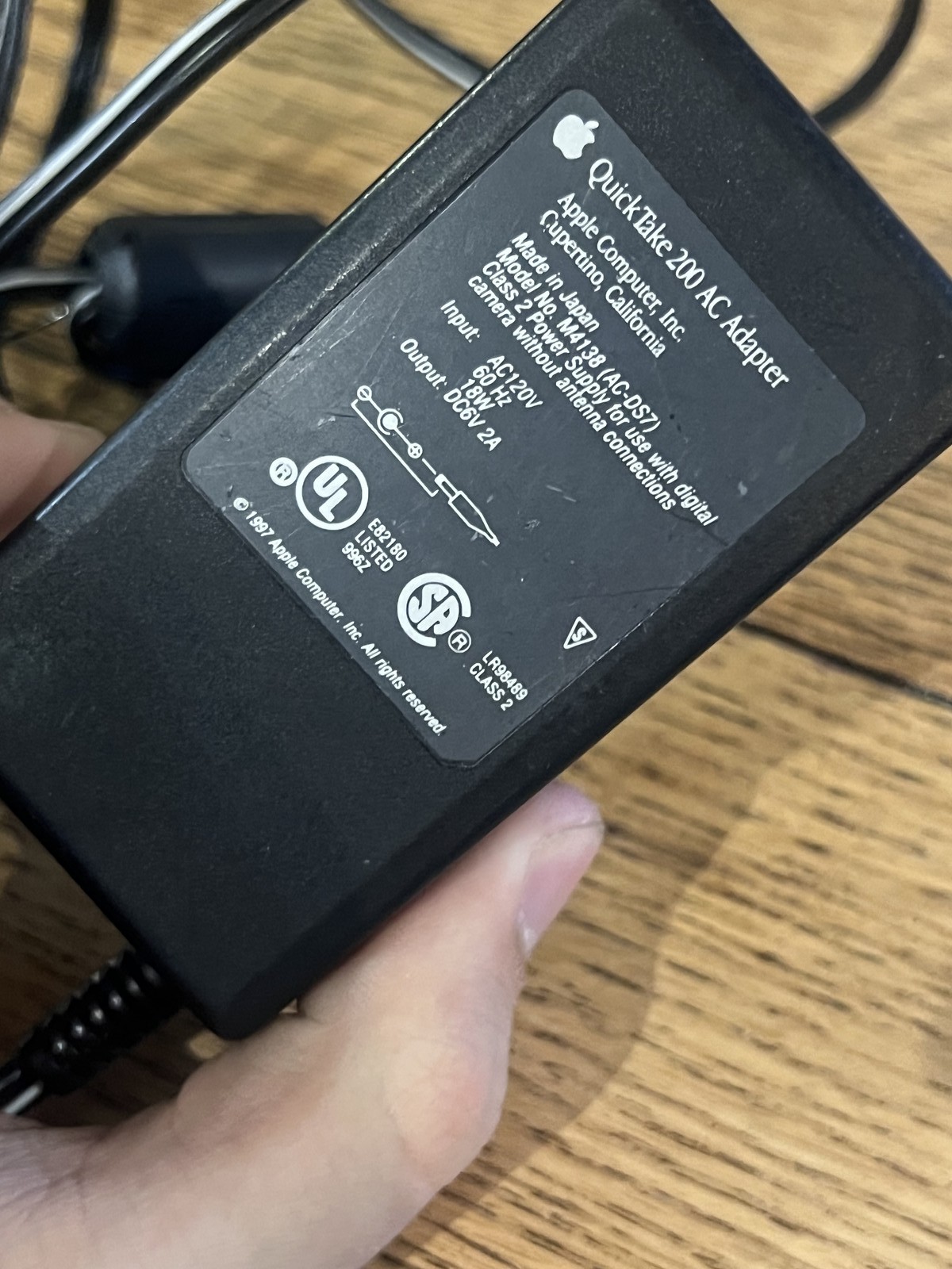 OEM Apple AC Adapter M4138 (AC-DS7) for QuickTake 200 Digital Camera 4 Available