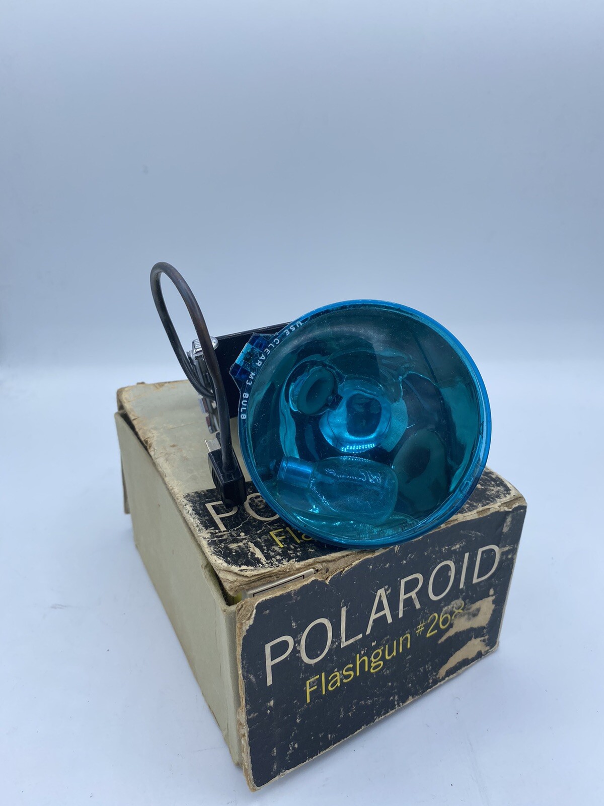 Vintage Polariod Flash Gun #268 – In the Original Box With Spare. Light Bulbs