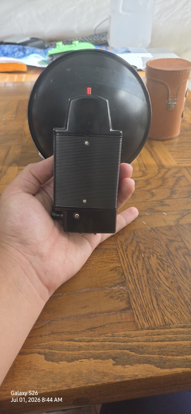 Argus Flash Gun Strobe Hot Shoe GN15 w/ Reflector, Viewfinder & Cases Lo