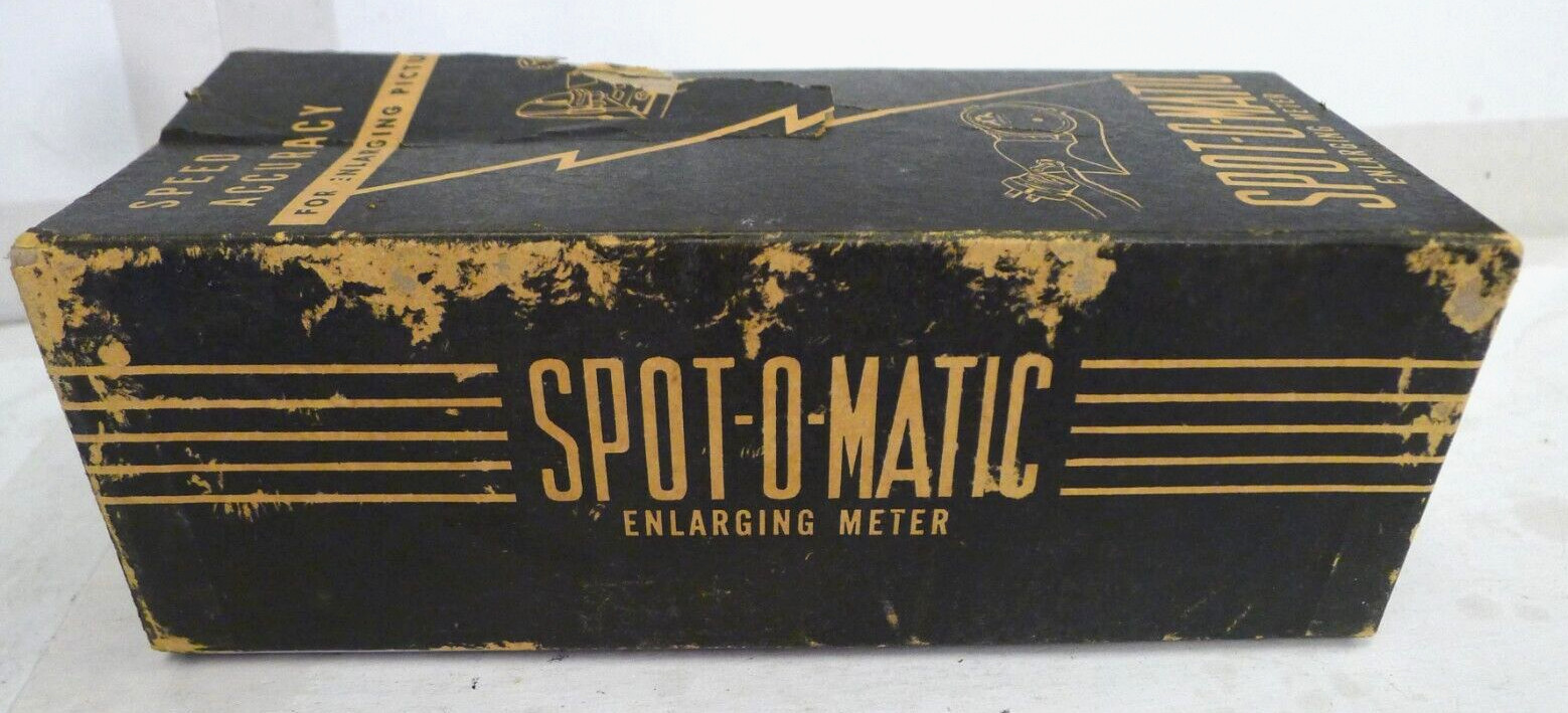 Kinnard Spot-O-Matic Enlarging Meter with Box & Instructions Vintage – UNtested