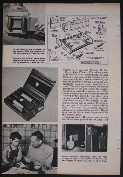 Modernize a GRAFLEX 1949 Accessories pictorial & PLANS
