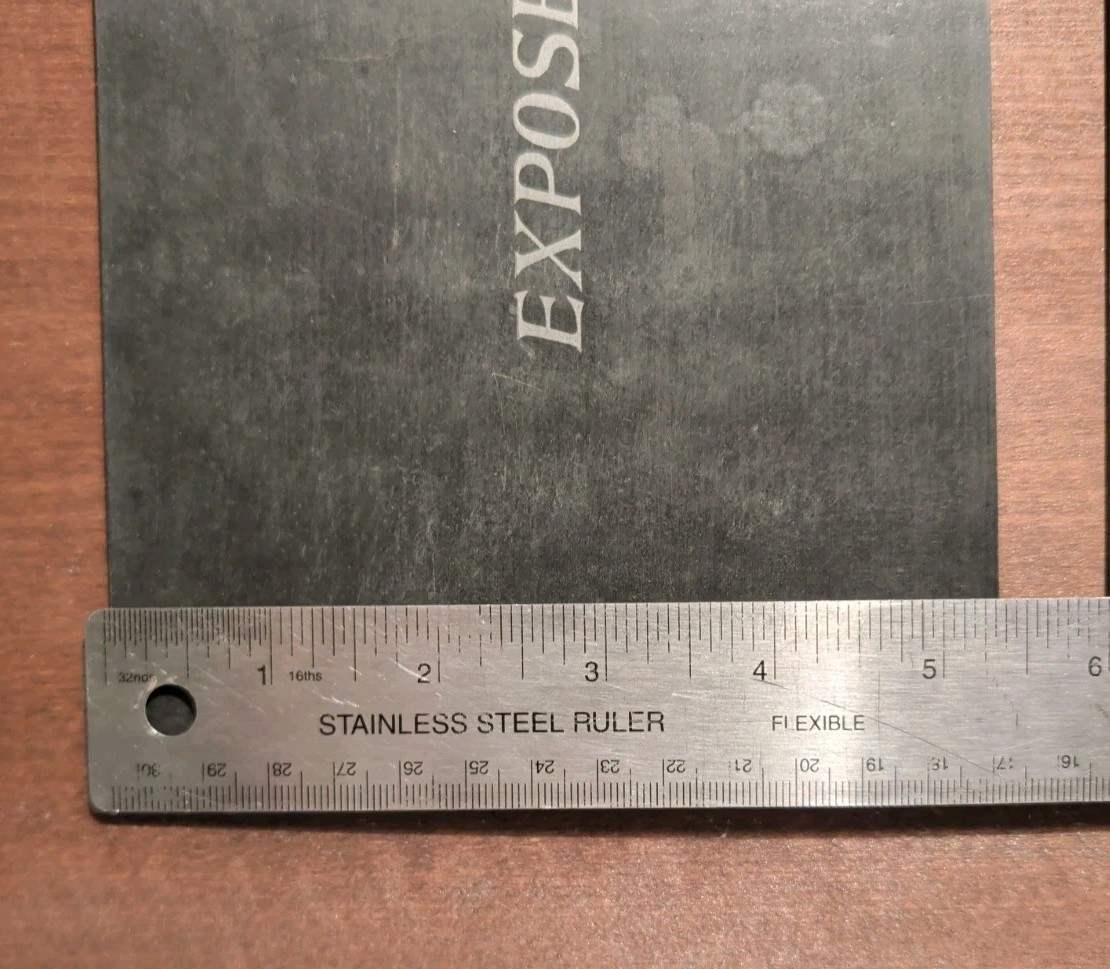 2 Antique 5×7 Camera Film Holder EXPOSED slides