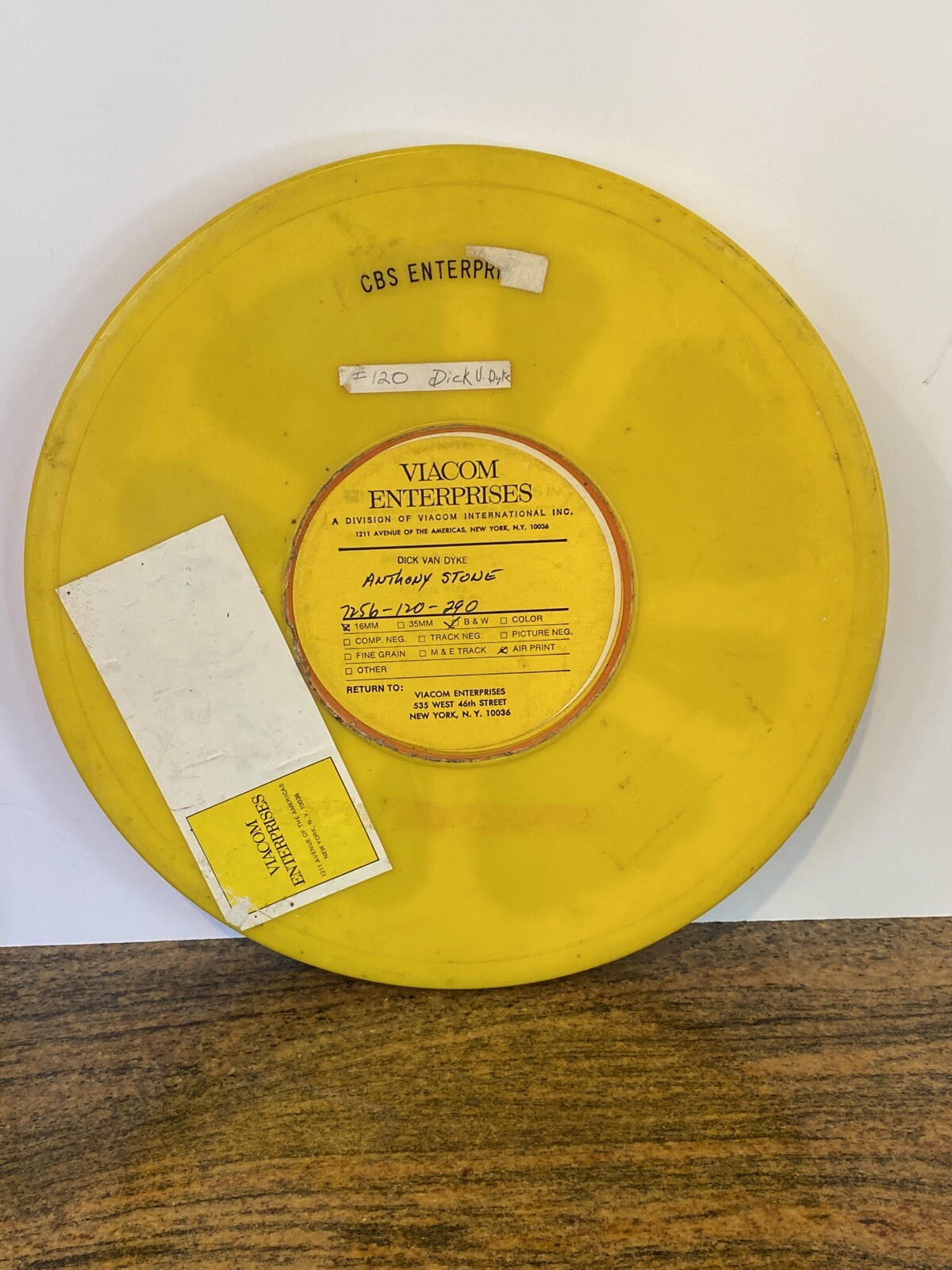 Vintage CBS Television Show Dick Van Dyke Show 16MM Empty Reel And Case
