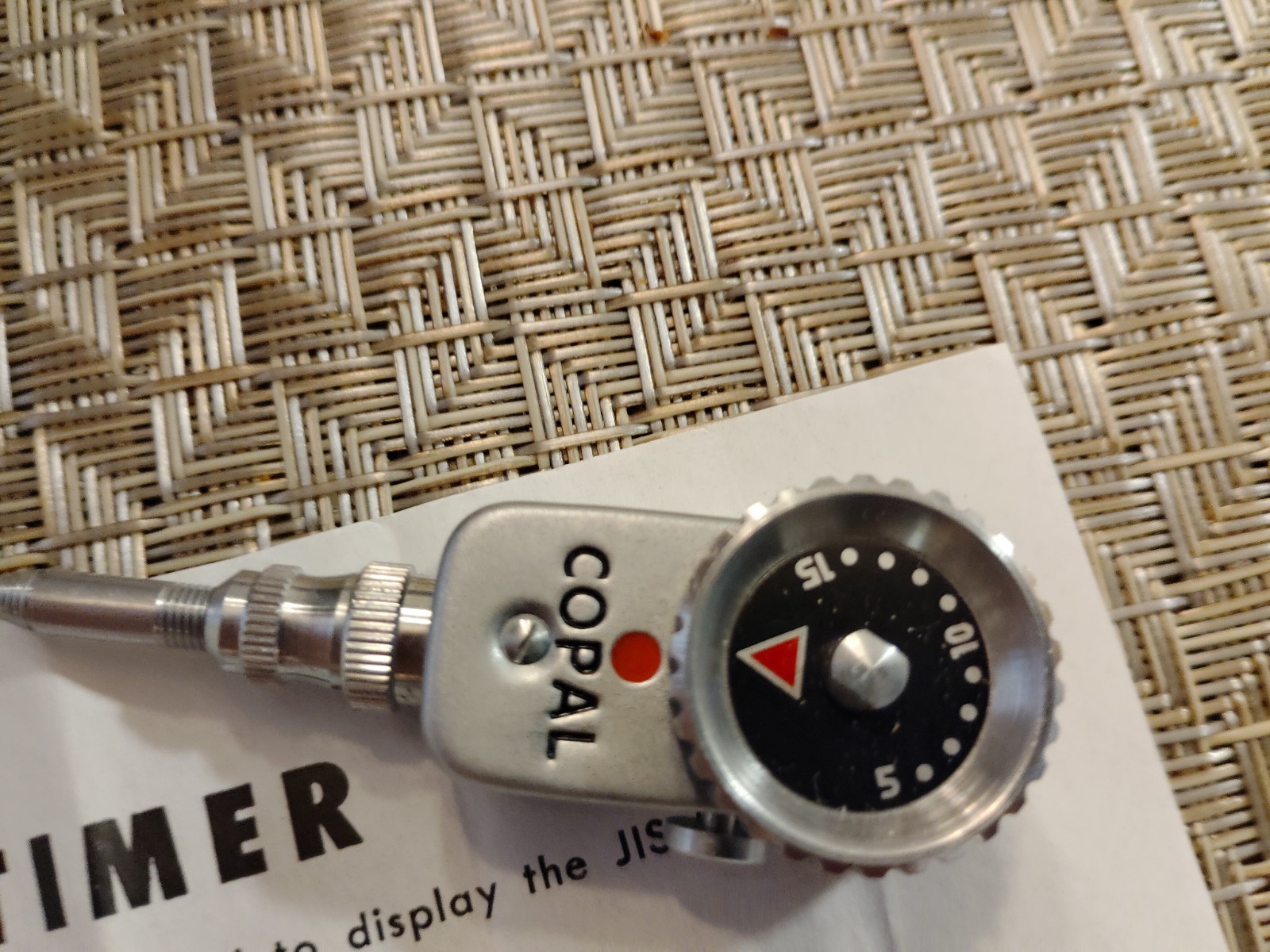 Copal Camera Self Timer w/ Box – Vintage, Chrome Japan