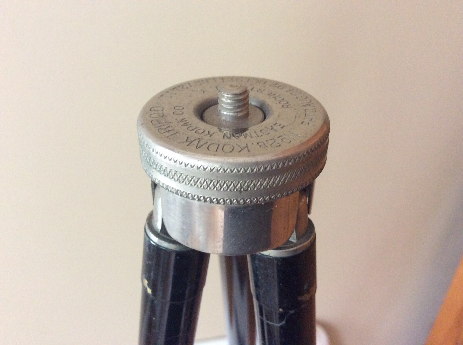 Antique Eastman Kodak Tripod with Leather Case Metal 2B Telescoping Compact