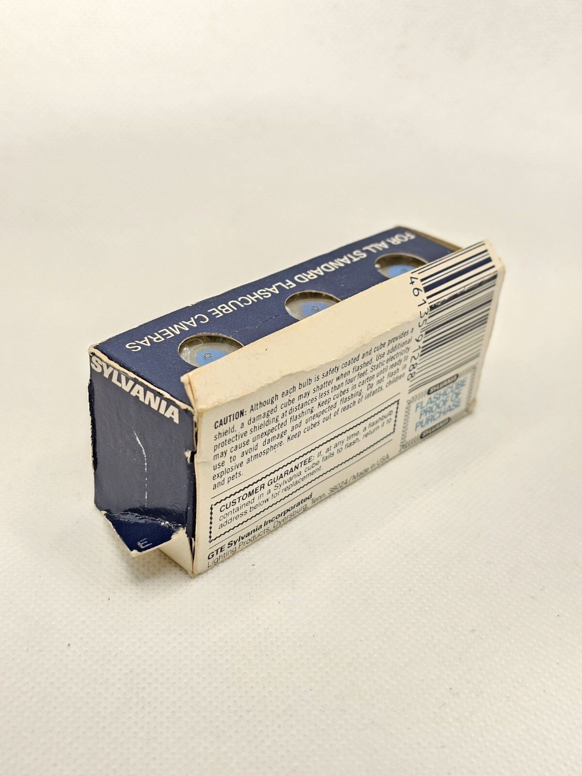Vintage Sylvania Flashcubes 3 Cubes 12 Flashes New in the box