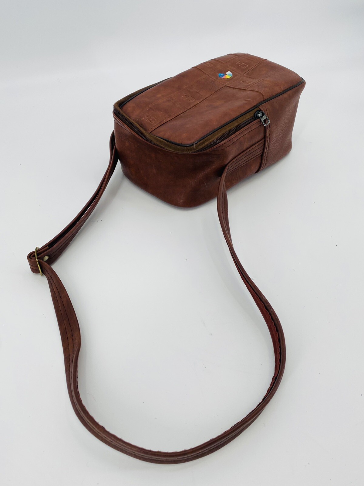 Vintage Kodak Pleather Faux Leather Camera Case Purse Cross Body Shoulder Bag