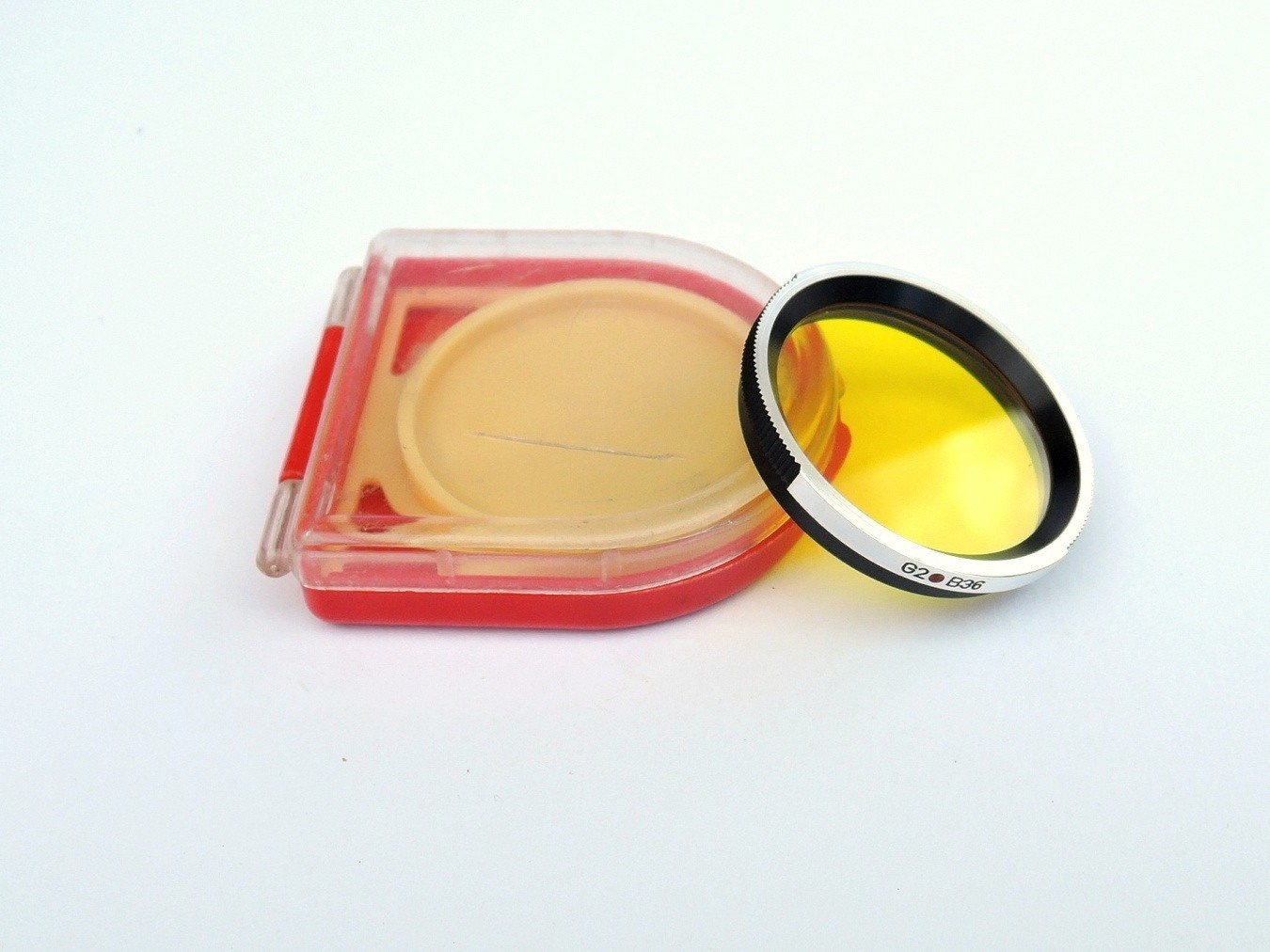 Flexaret MEOPTA G2 B36 Yellow Color Filter Czechoslovakia Genuine Accessories