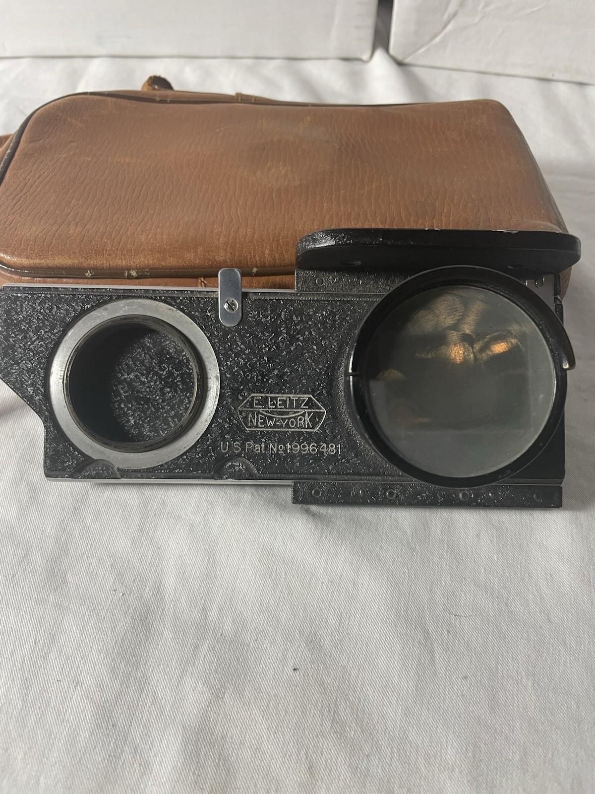 Vintage E. Leitz New York Camera Accessory U.S. Pat 1996481
