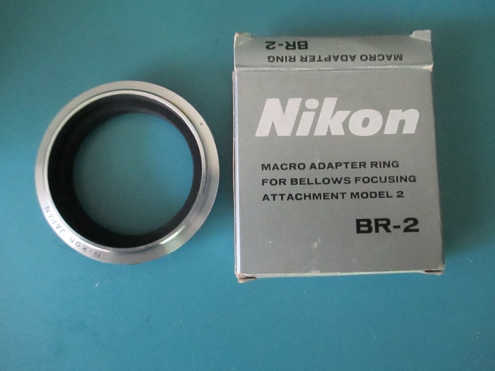 Nikon BR-2 Macro Adapter Ring for Bellows Focusing Attachment VTG NEAR MINT