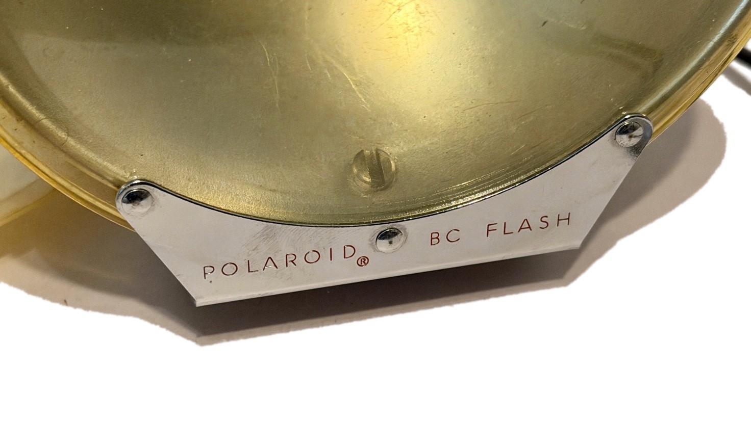 Vintage Polaroid BC Flash Attachment with Diffuser Camera Accessory Untested