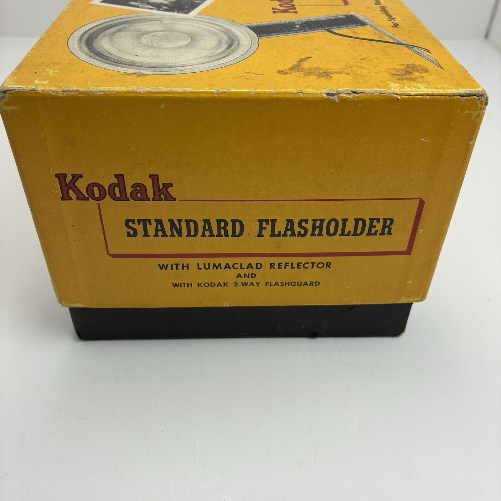 Vintage Kodak Standard Flasholder Lumaclad Reflector Box Camera Flash Kit
