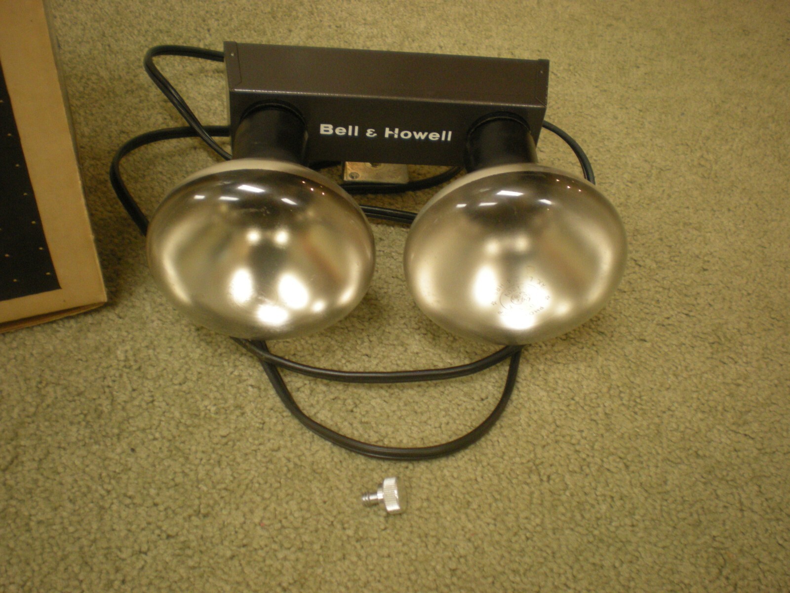 Vintage Bell & Howell Indoor Flood Light Bar Lamp For Movies TESTED WORKS