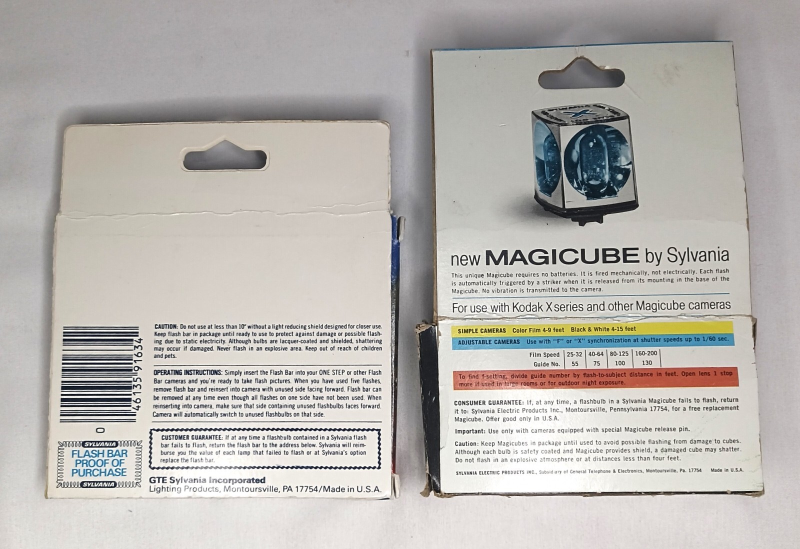 Vintage Flash Bulbs for Cameras Lot of 3