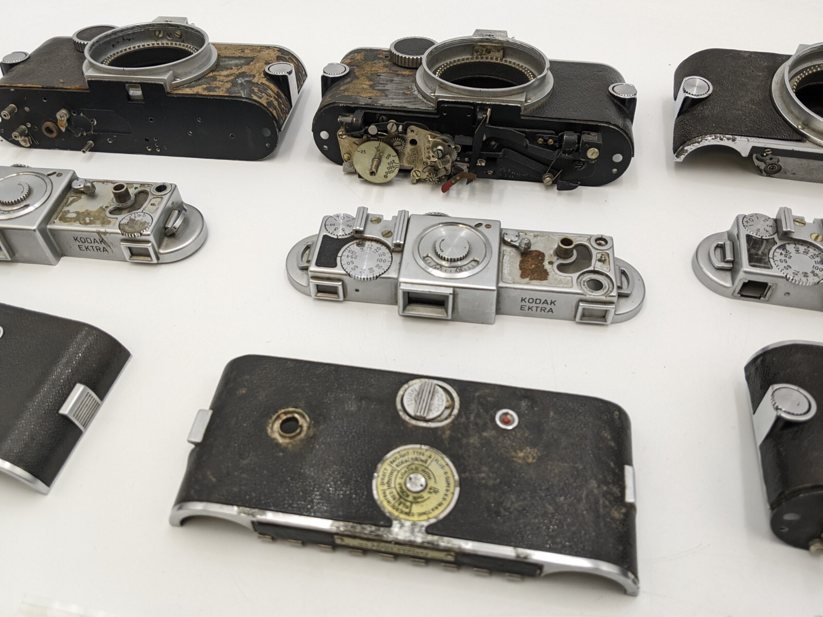 Kodak Ektra 35mm Rangefinder Camera Parts For Refurbish Accessories Vintage