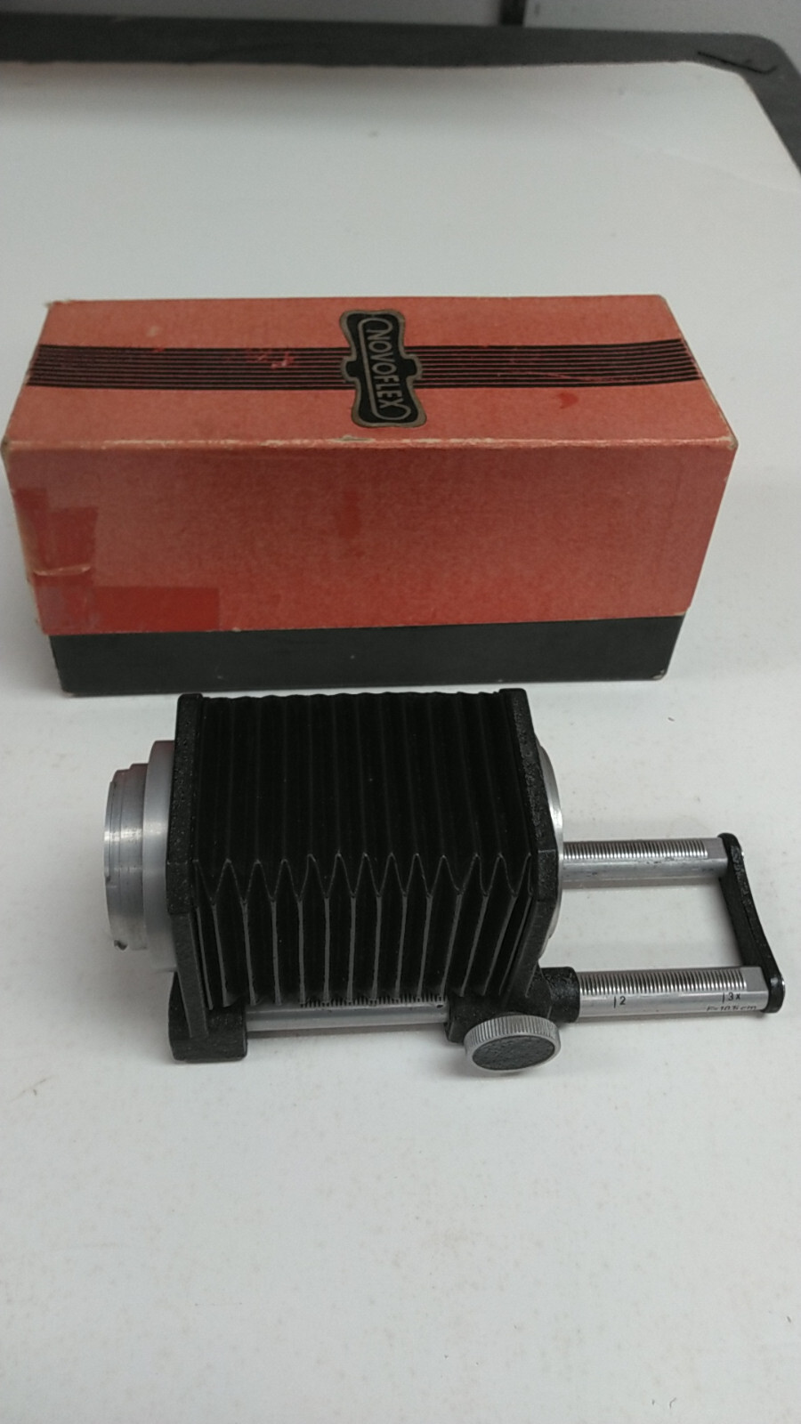 Novoflex Twin Rail Bellows Lens Hood Unit Screw Type Germany