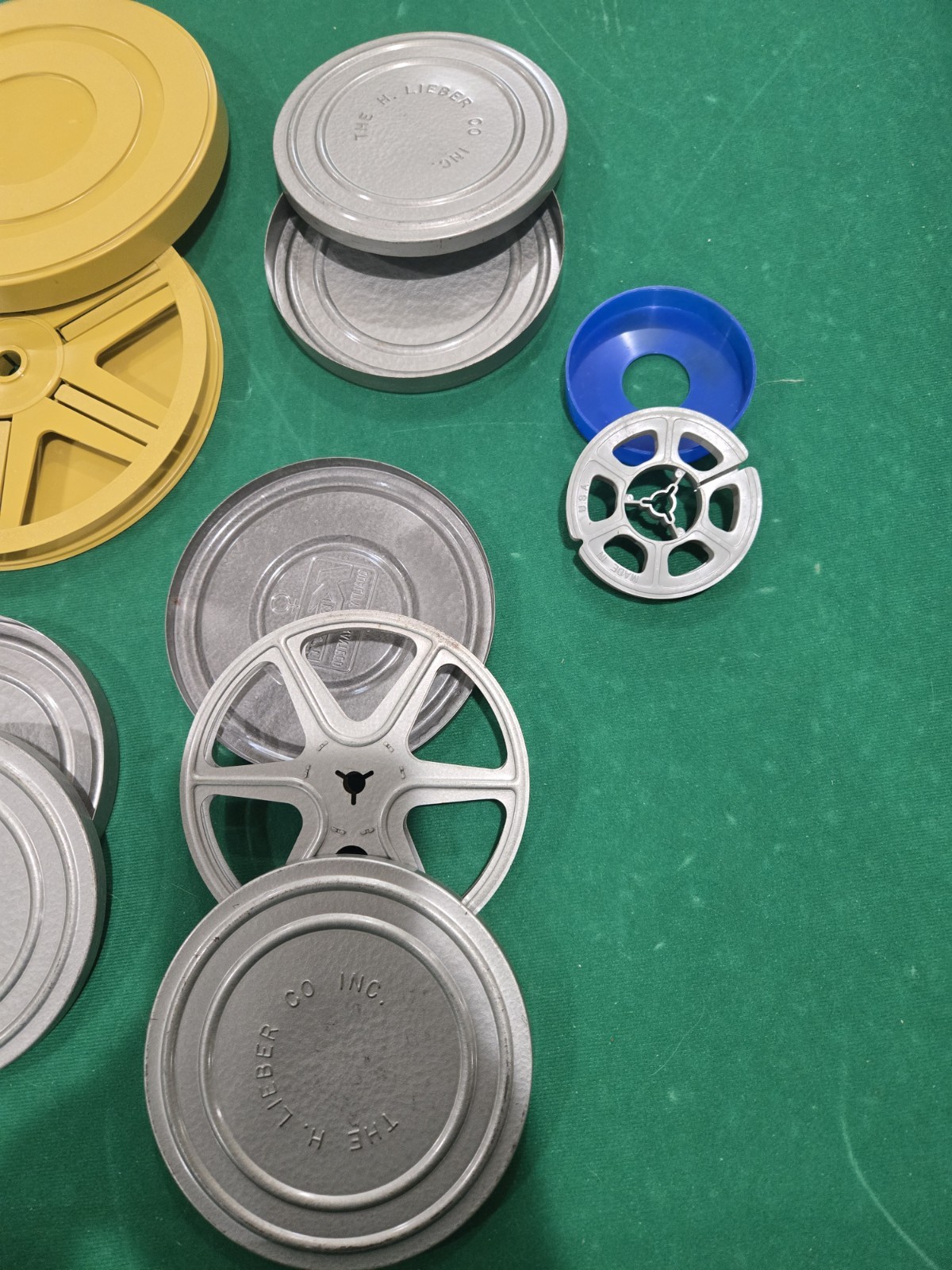 Variety of Vintage 8mm and Super 8 Reels And Cases