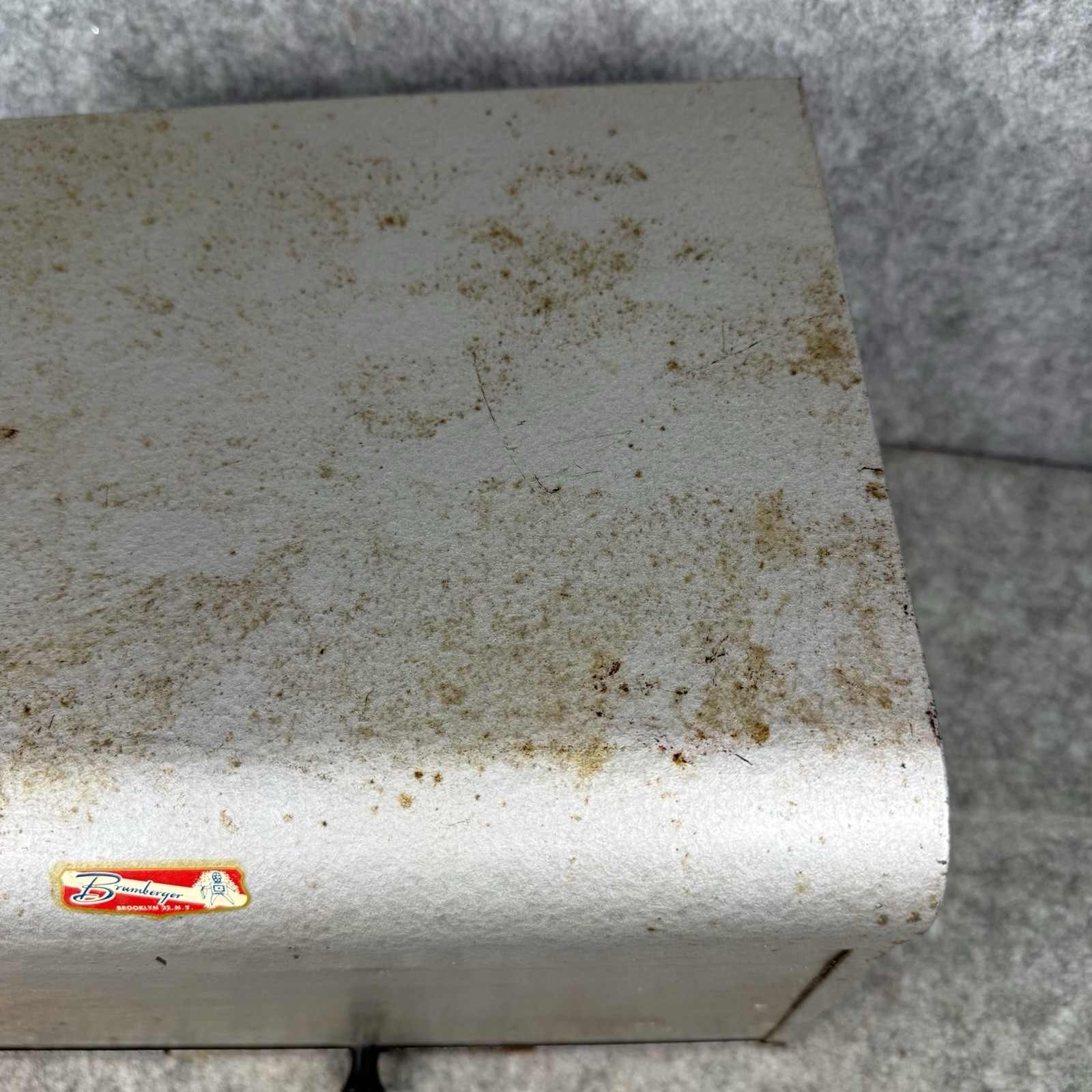 Vintage 50s 60s Brumberger Dark Room Roll Top Storage Box – Made in the USA