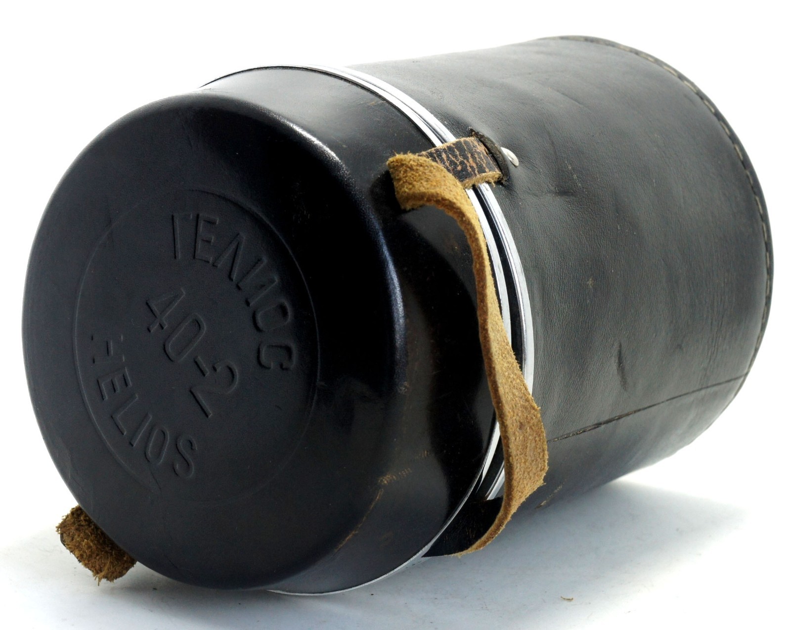 Vintage Soviet Helios 40-2 Lens Case Hard Leather Pouch for 85mm f1.5 Zenit USSR