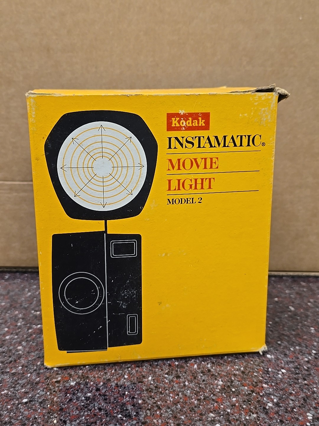 Vintage Kodak Instamatic Movie Light Model 2 in Original Box 1960s No. D376