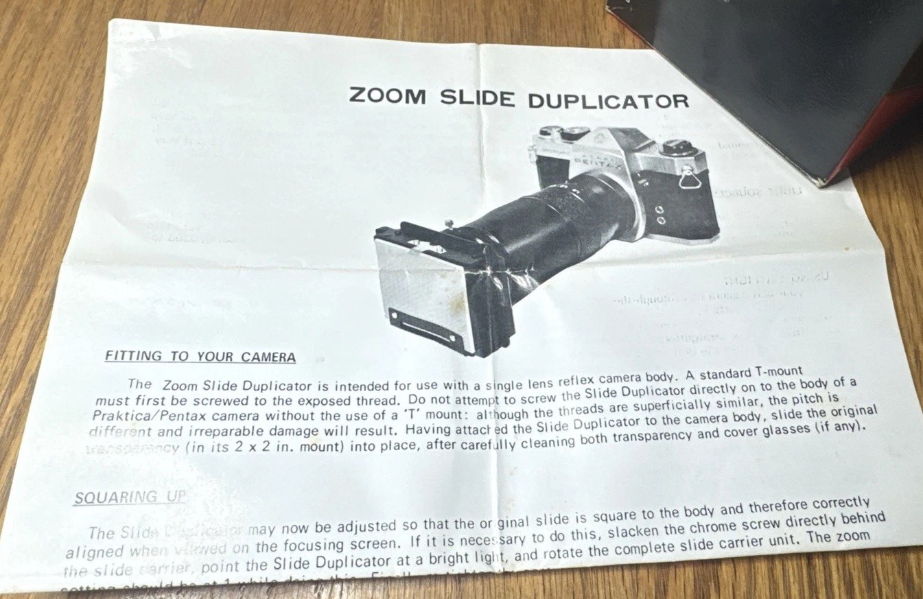 Cambron Zoom Slide Duplicator