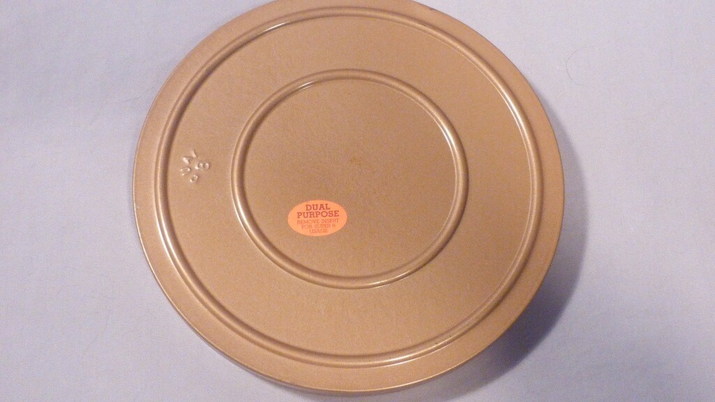 2 Metal Reels – 1 Metal Super 8 Reel with Metal Box & 1 16mm Metal Reel