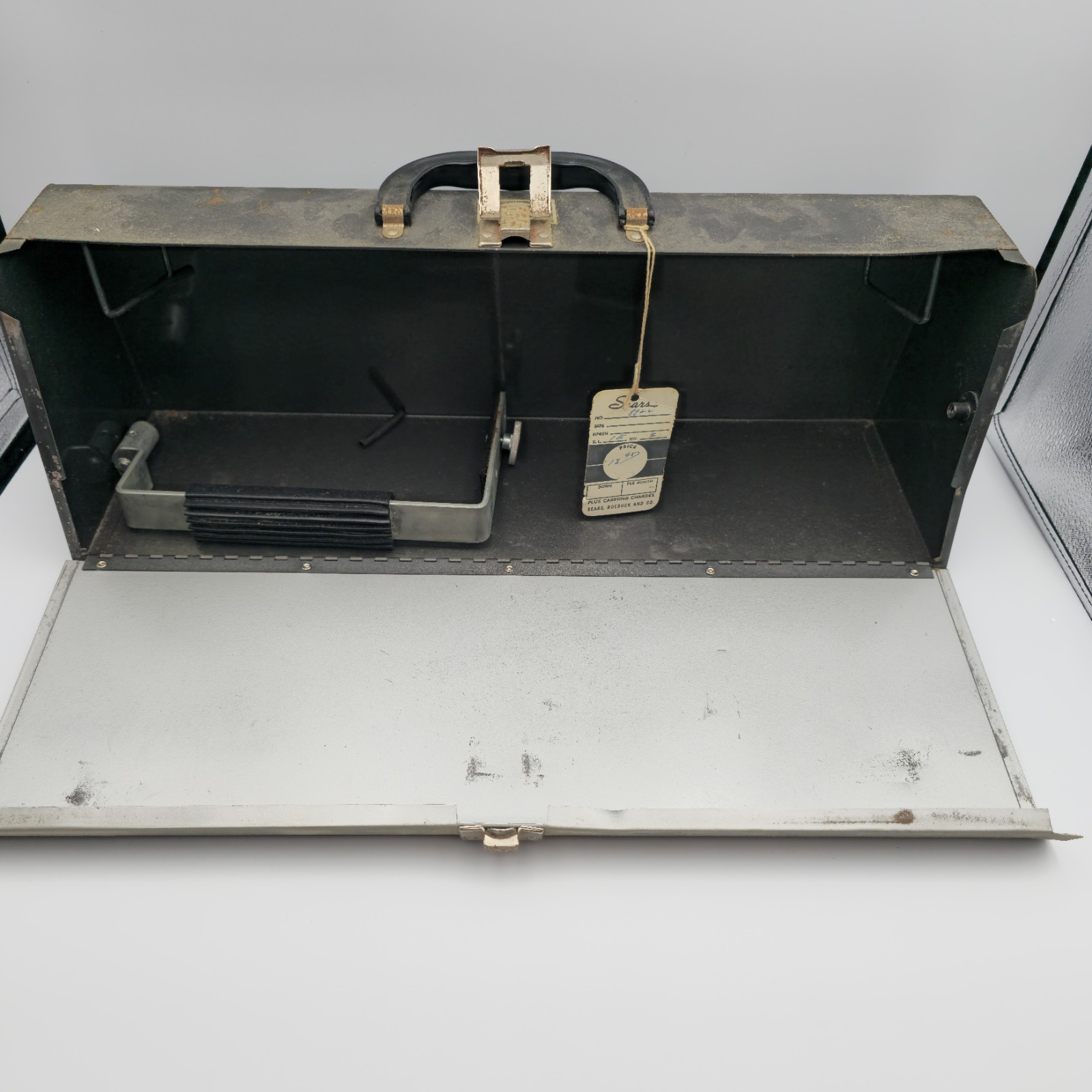 Vintage Sears Tower 3-Lamp Photo Light Kit 2 Working w/ Case 1950s-60s