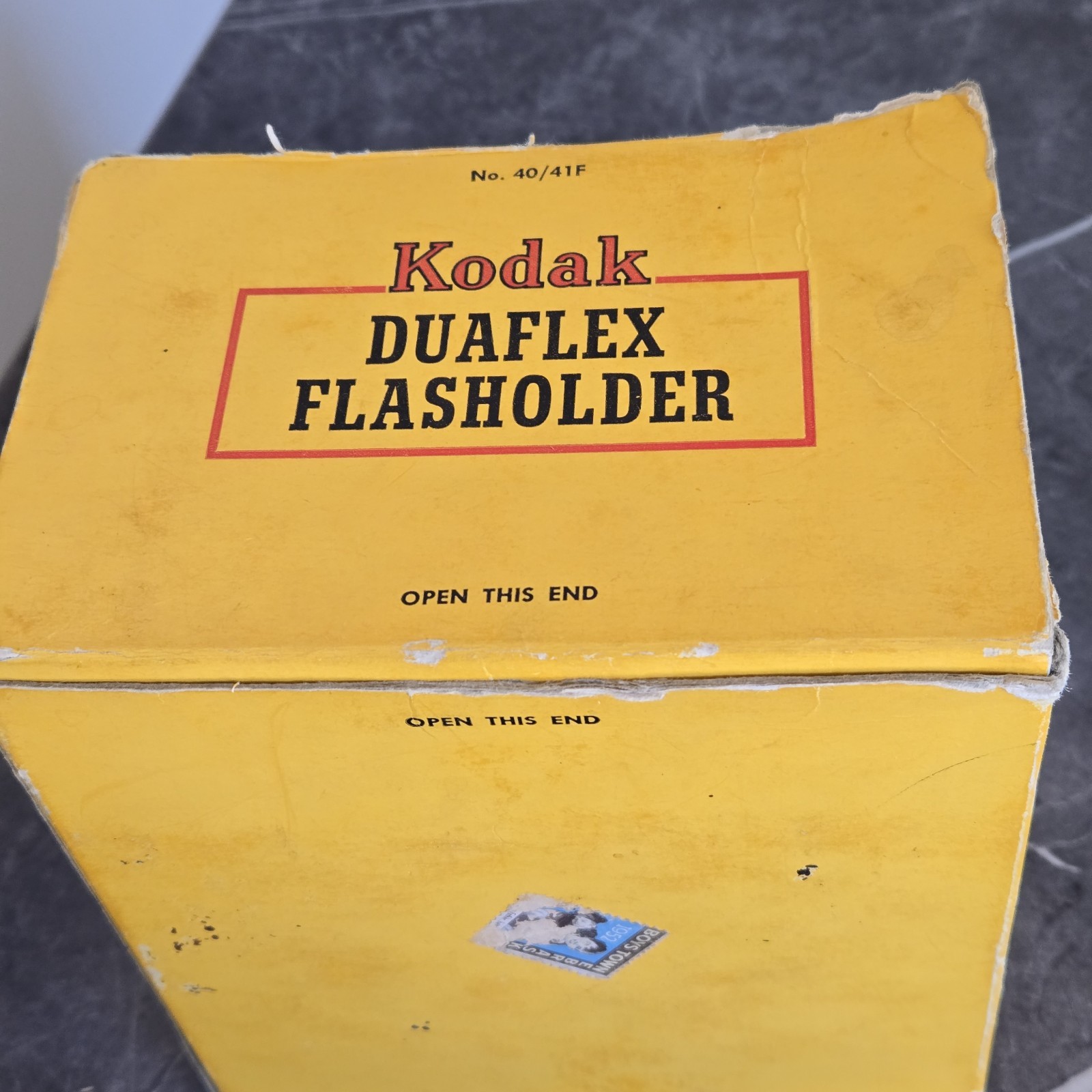 Vtg Kodak Duaflex Flasholder Flash Holder in Original Box w/ bracket & Papers