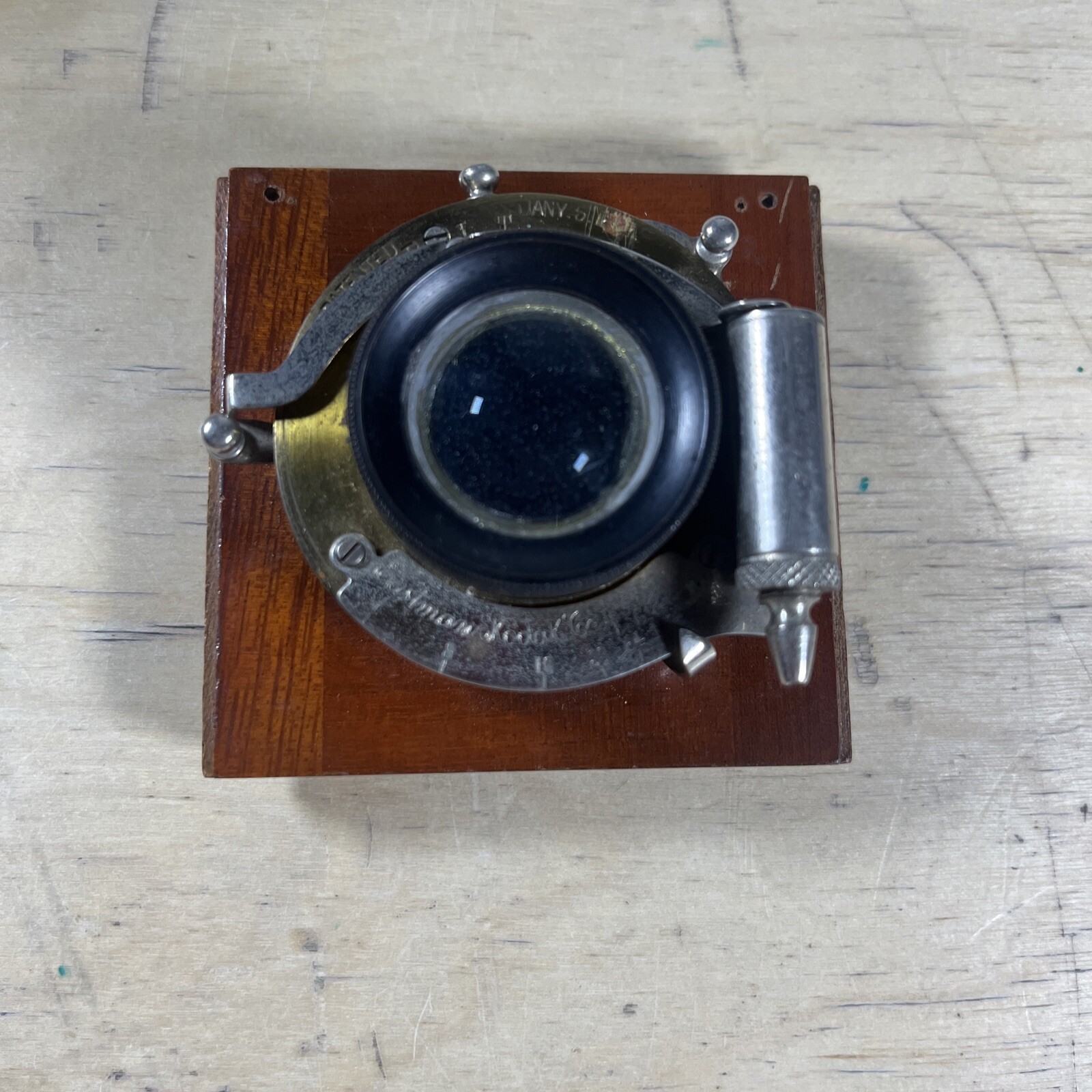 Bausch & Lomb Rapid Rectilinear Lens Eastman Kodak Shutter made 1897