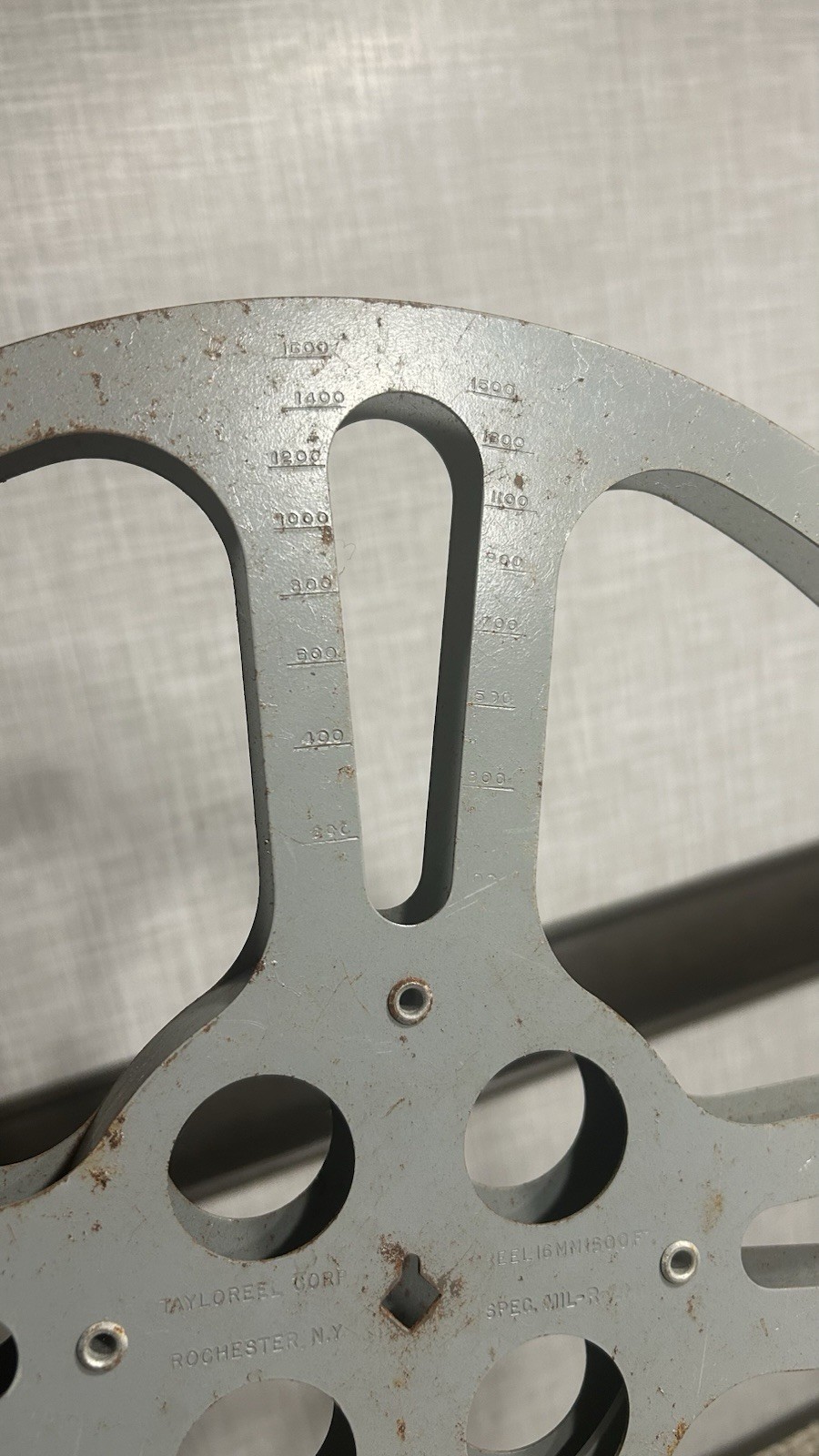 Vintage Metal 16mm Movie Film Reel -13 3/4” See Photos