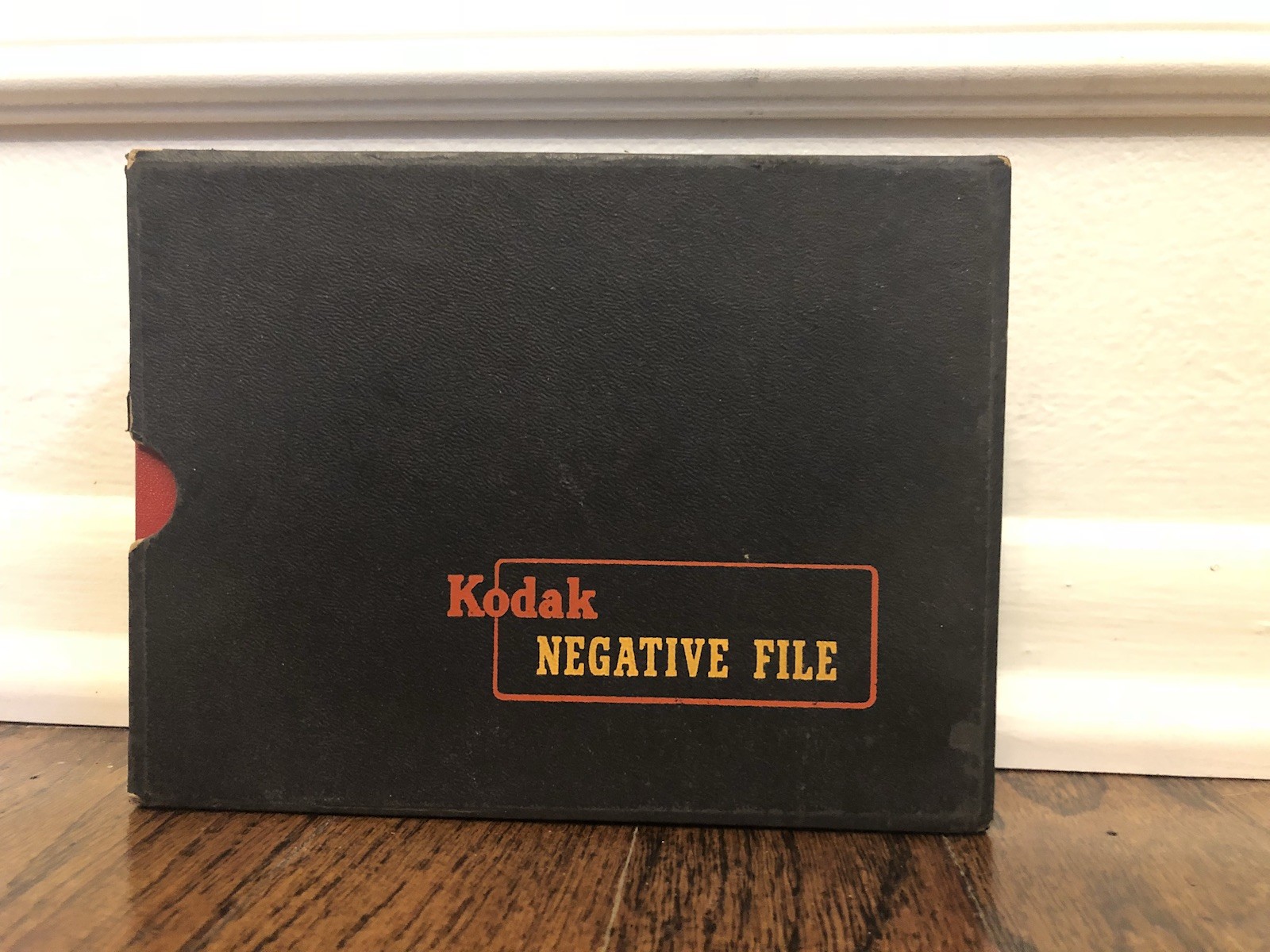 Vintage Kodak Negative File for 100 negatives 4×5 Book With Used Negatives